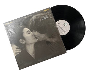 Vintage John Lennon Yoko Ono - Double Fantasy 1980 LP Record Vinyl