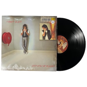Robert Plant 1982 “Pictures At Eleven” Vintage Vinyl Record LP - authentic 1982 US Pressing in orig plastic shrink Led Zeppelin Frontman!