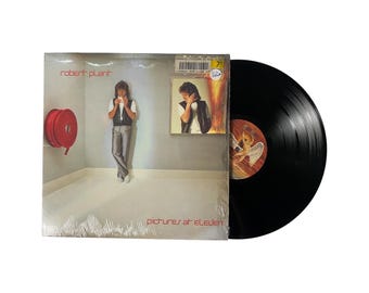 Robert Plant 1982 “Pictures At Eleven” Disco de vinil vintage LP - prensagem autêntica de 1982 nos EUA em plástico encolhido original Frontman do Led Zeppelin!