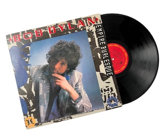 Bob Dylan - Empire Burlesque - LP de vinil original de 1985