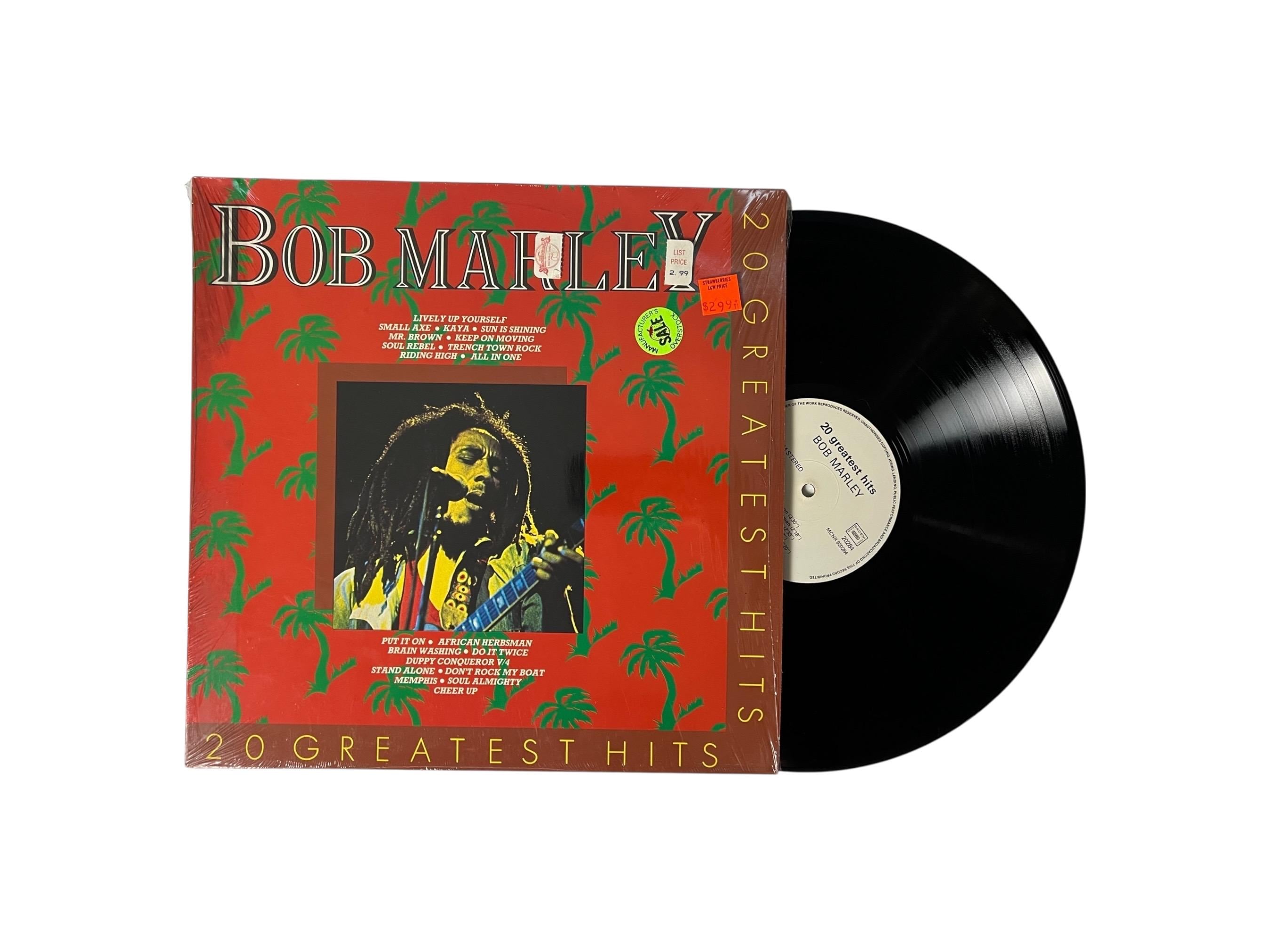 Bob Marley 1984 “20 Greatest Hits” Vintage Vinyl Record LP
