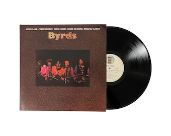The Byrds 1973 “Byrds” álbum de vinil vintage autointitulado LP prensagem original na Asylum Records em excelente estado
