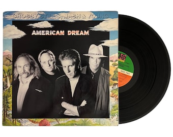 Crosby, Stills, Nash & Young - American Dream Vinyl Record LP - 1988 US Pressing