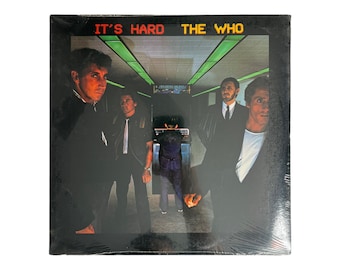 Disco de vinil vintage "It's Hard" de 1982 do The Who - Prensagem LACrada nos EUA