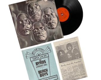 The Byrds "Byrdmaniax" 1971 Signed Vinyl Record LP - UK Pressing