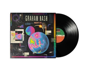 Graham Nash 1986 “Innocent Eyes” Vintage Vinyl Record LP - Authentic 1986 US Pressing with original printed inner sleeve