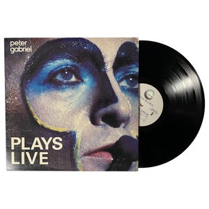 Peter Gabriel 1983 originale Vintage Vinyl LP “Plays Live” - Authentische 1983er US Pressung - classic new wave Genesis