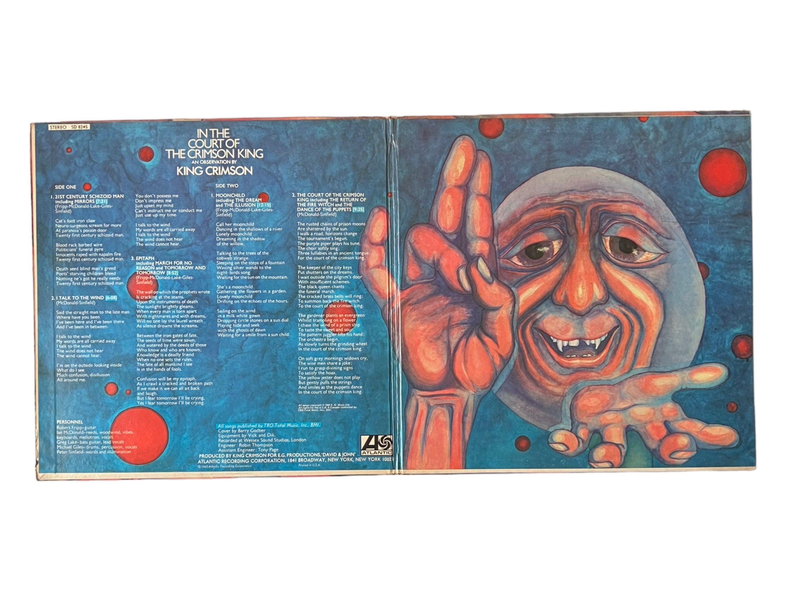 KING CRIMSON \"SCHIZOID MAN\" B2ポスター The Current | 21st Century Schizoid Man - King Crimson