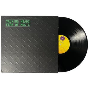 Talking Heads 1979 “Fear Of Music” Vintage Vinyl Record LP - authentic 1979 US Pressing with original inner sleeve with lyrics