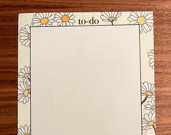 Daisy To Do List Kladblok in kleur