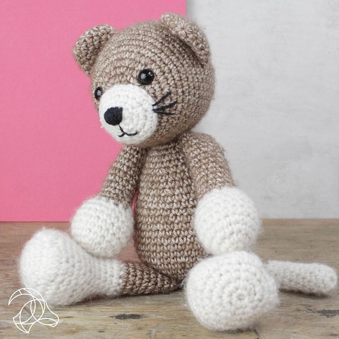 ROBBIN CAT CROCHET KIT Amigurumi Cat Etsy