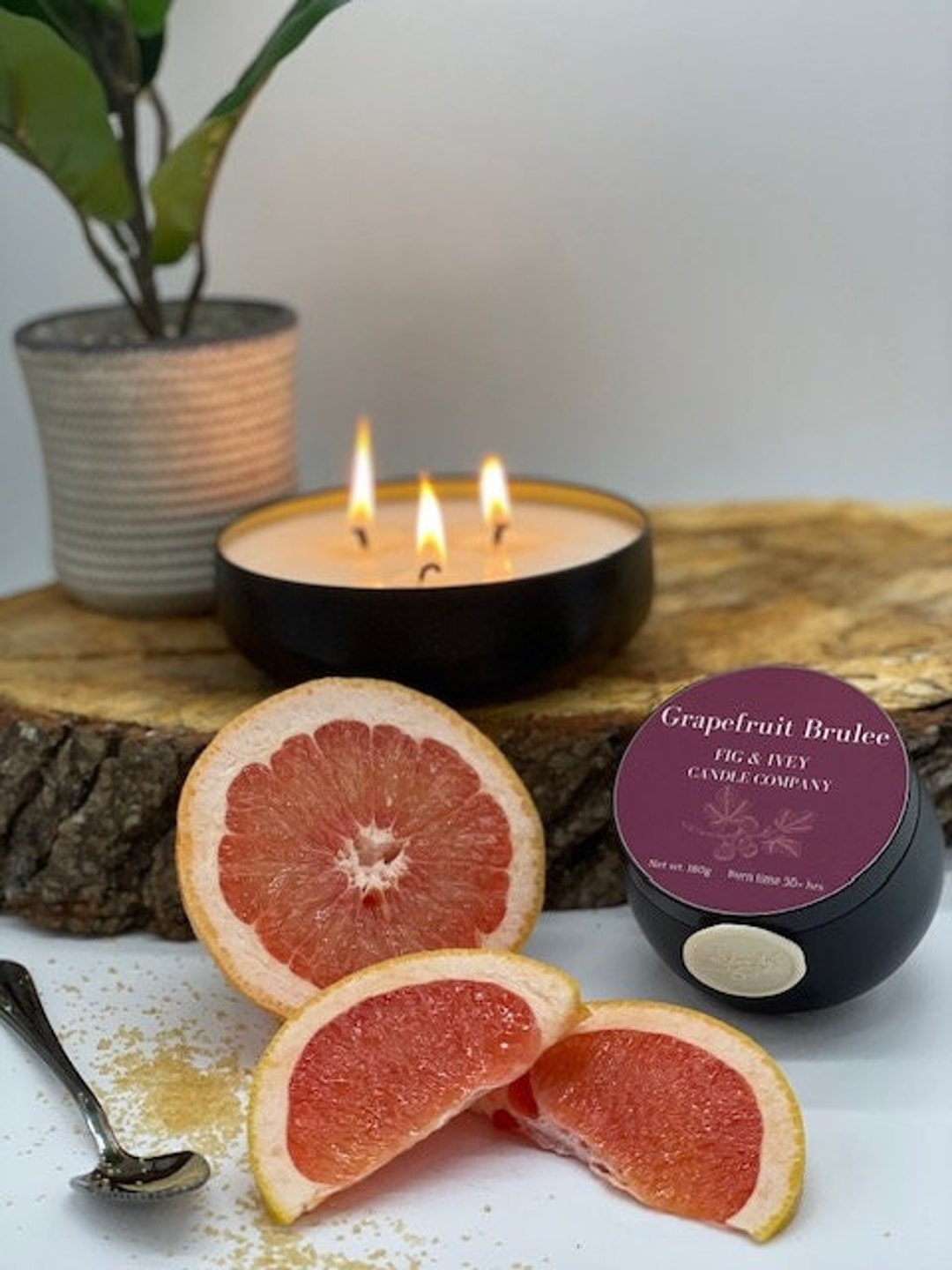 Grapefruit Brulee Candle. Oneofakind Fragrance From Our Inhouse Fragrance Mixologist. Etsy
