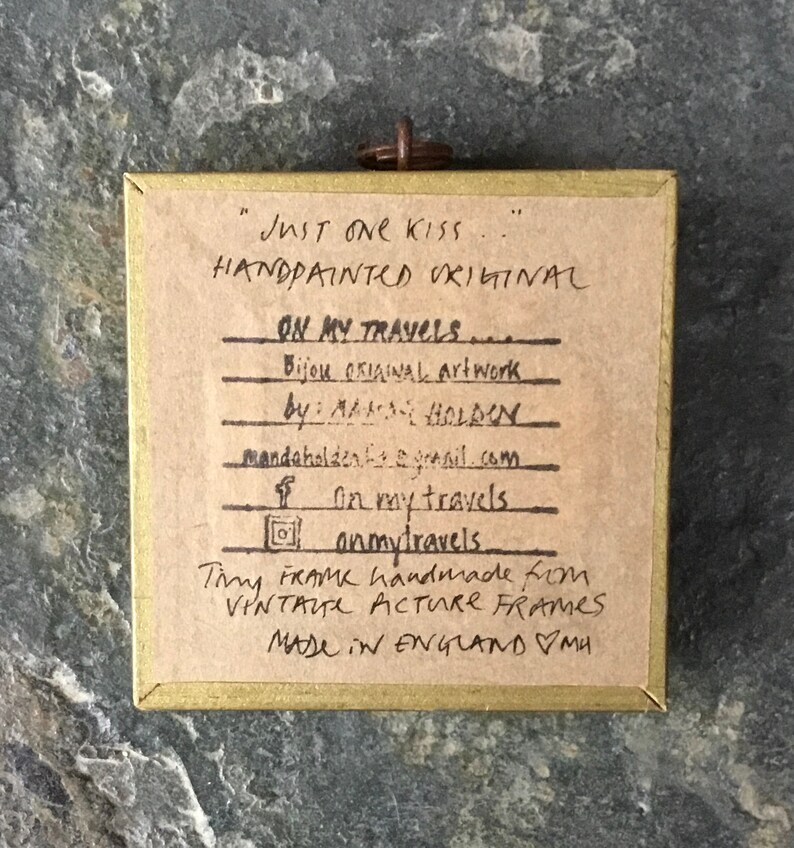 online discount hot sale Miniature mistletoe painting