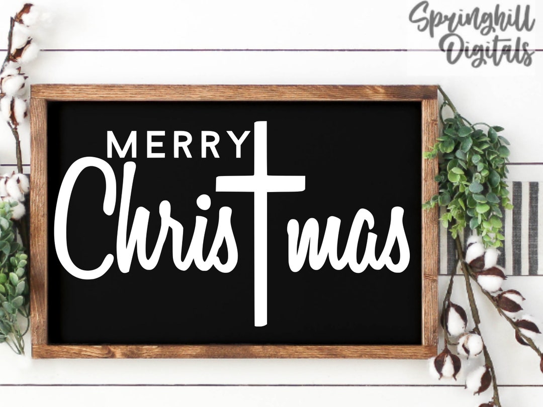 Merry Christmas Svg Png Dxf & Eps Design Cutting Files for Cricut ...