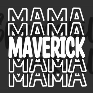 Maverick Mama Svg, School Football Svgs, Mascot Svgs, Maverick Cut Files, Mav Mom Pngs, High School Sports, Team T-shirt Designs, Mav Tshirt