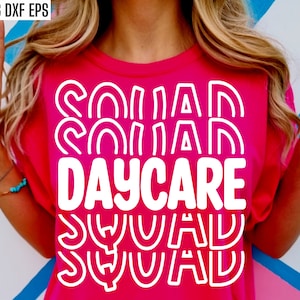 Kita Squad SVG | Kinderbetreuer SVG | Kindergarten T-shirt | Vorschule Schnittdateien | Kindertagesstätte Tshirt | Kita Job Pngs | SVG-Dateien