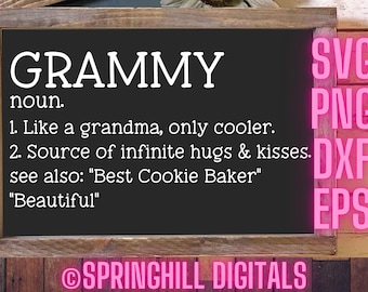 Grammy Svg | Grammy Definition | Grandma Svg | Grandma Cut File | Mimi Svg | Gigi Svg | Nana Svg | Grandparent Svg | Granny Svg | Svg Files