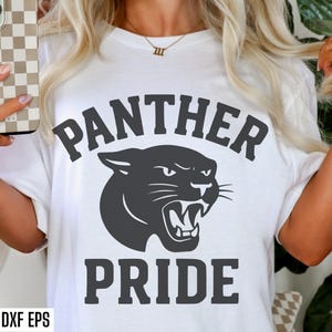 Panther Pride Png, Panther Mascot Svg, Varsity Football Svg, Game Day Svgs, High School Sport, Panther Mom Cut-bestand, Panthers Tshirt Design