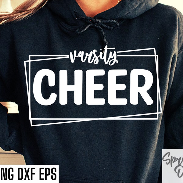 Varsity Cheer Svgs | Cheerleading T-shirt | Cheer Team Cut Files | High School Svgs | Cheerleading Tshirt | Cheer Squad Pngs | Cheerlead Svg