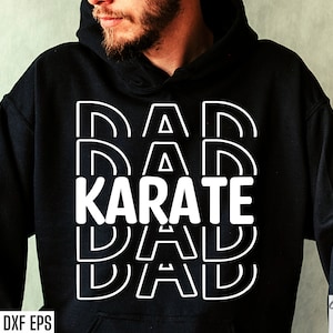 Karate-Vater-Svg | Karate Dad Shirt | Martial Arts Cut Files | Martial Arts Tshirt | Karate Shirt Zitate | Sport-T-Shirt Cricut SVG