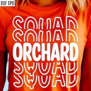 Orchard Squad Svgs | Apple Orchard Cut Files | Hayride T-shirt Designs | Orchard Job Pngs | Work Tshirt Quotes | Fall Shirt Svgs | Matching