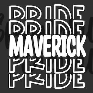 Maverick Pride Svg, School Football Svgs, Mascot Svg, Maverick Cut Files, Mav Mom Pngs, High School Sports, Team T-shirt Designs, Mav Tshirt