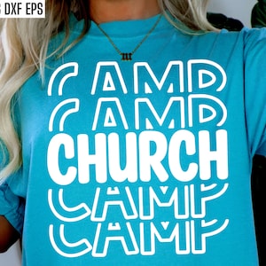 Church Camp Svg | Vacation Bible School Png | Vbs Shirt Cut File | Church Camp Tshirt Design | Svg Files For Cricut | Summer Camp Svg | Kids