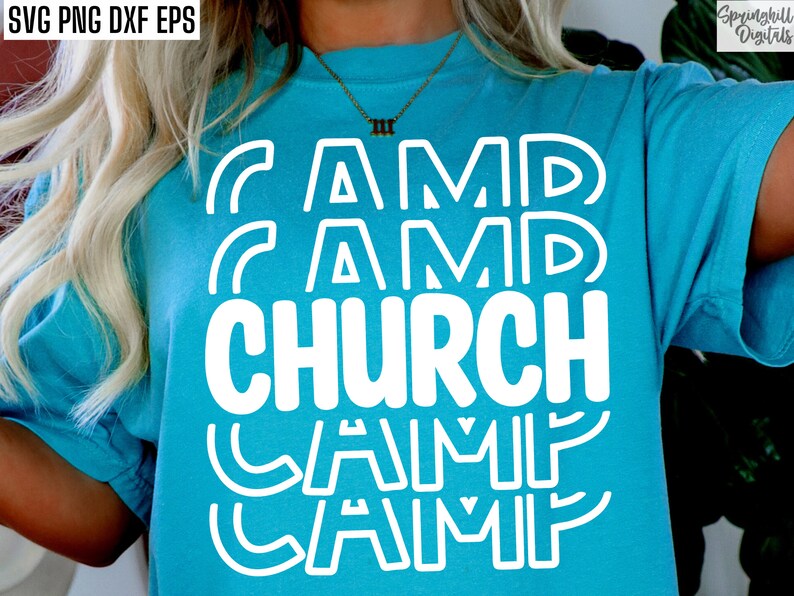 Church Camp Svg | Vacation Bible School Png | Vbs Shirt Cut File | Church Camp Tshirt Design | Svg Files For Cricut | Summer Camp Svg | Kids