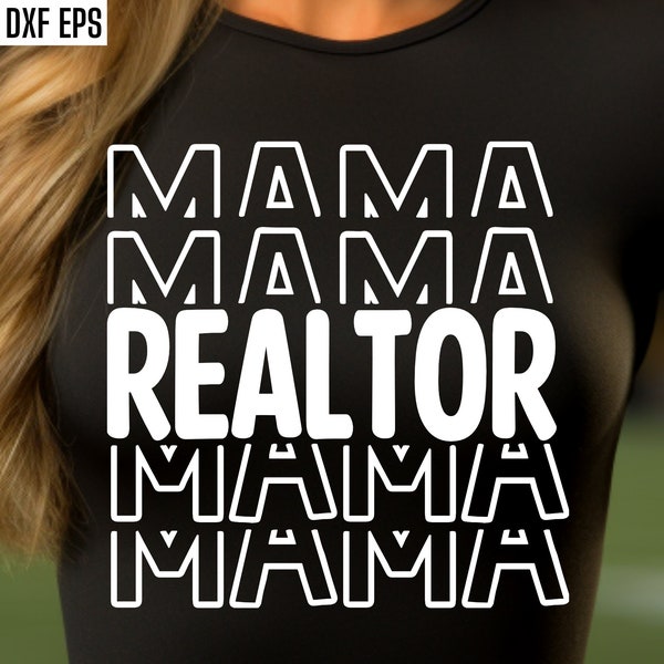 Realtor Mama | Realtor Shirt Svg | Real Estate Agent Tshirt | Realty Cut Files | Mortgage Broker Svgs | House Broker Png | Matching T-shirt