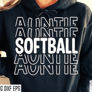 Softball Tante SVG | Softball Tshirt Schnittdateien | Abitur Softball | Softball Tante Shirt | Softball Saison | Softball Team Zitate
