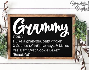 Grammy Svg | Grammy Definition | Grandma Svg | Grandma Cut File | Mimi Svg | Gigi Svg | Nana Svg | Grandparent Svg | Granny Svg | Svg Files