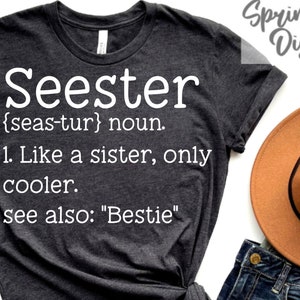 Seester Svg / Definición de hermana / Archivo de corte de hermana / Bis Sister Svg / Little Sister Svg / Baby Sister Svg / Family Svg / Sister Shirt Svg