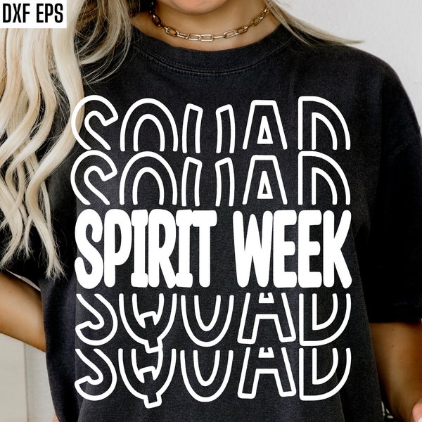 Spirit Week Squad, Pep Rally Svgs, School Parade Pngs, School Spirit Week, Mascot, Dress Up Days, Tshirt Designs, Pep Assembly Cheer Squad