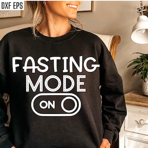 Mode de jeûne sur Svg, Svgs de jeûne intermittent, Pngs alimentaires et diététiques, Citations sur une alimentation saine, Svgs de perte de poids, Fichiers coupés de t-shirts de régime drôles