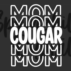 Cougar Mini-Svg, Varsity Fußball-Svg, Cheer Squad, Cougar Schnittdateien, High School Maskottchen, Kinder T-shirt Designs, kleiner Bruder Schwester Tshirt