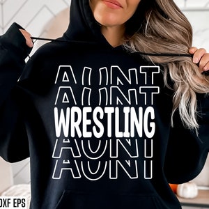Wrestling Tante SVG | Wrestling Tante Shirt | Sport Saison Schnittdatei | Wrestling Zitat | Tshirt Motiv | High School Ringer | Kollegium