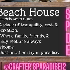 Beach House Svg | Cabin Svg | Rental House Svg | Cabin Cut File | Beach House Sign | Vacation Home Svg | Ocean Svg | Lake Svg | Cottage Svg
