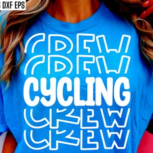 Cycling Crew Svg, Spin Class Pngs, Fietsen Cut Files, Cycling Tshirt Designs, Mountainbiken, Paardrijden, Group T-shirt Svgs, Cycle Race