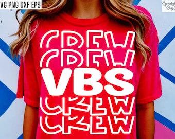 Vbs Crew Svg, Vacation Bible School Pngs, Vbs Shirt Cut Files, Church Camp Tshirt Designs, Summer Camp Svgs, Kids, VBS Staff, VBS 2025 Svgs