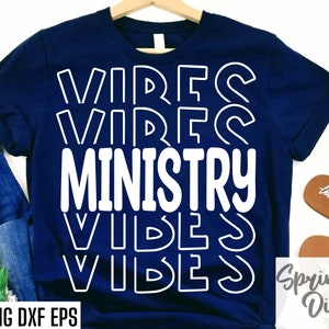 Minimatur Vibes SVG | Jugendgruppe T-Shirt Schnittdateien | Kinder Kirche Shirt Designs | Religiöses Design | Bibel-Studium Tshirt | Ministerium Cliparts | Pngs
