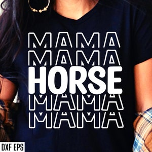 Paard Mama Svgs | Paardensport tshirt gesneden bestanden | Paardrijden Pngs | Zadelcitaten | Westers | Engels rijden | Paardensport ontwerpen