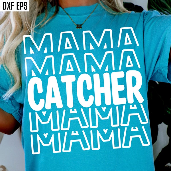 Hingucker Mama SVG | Baseball Mom Pngs | Softball Mom Zitate | High School Baseball | Reise-Baseball-Svgs | Softball Turnier Pngs