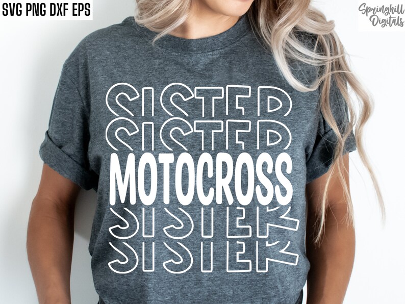 Motocross Sister Heart Leggings Yellow