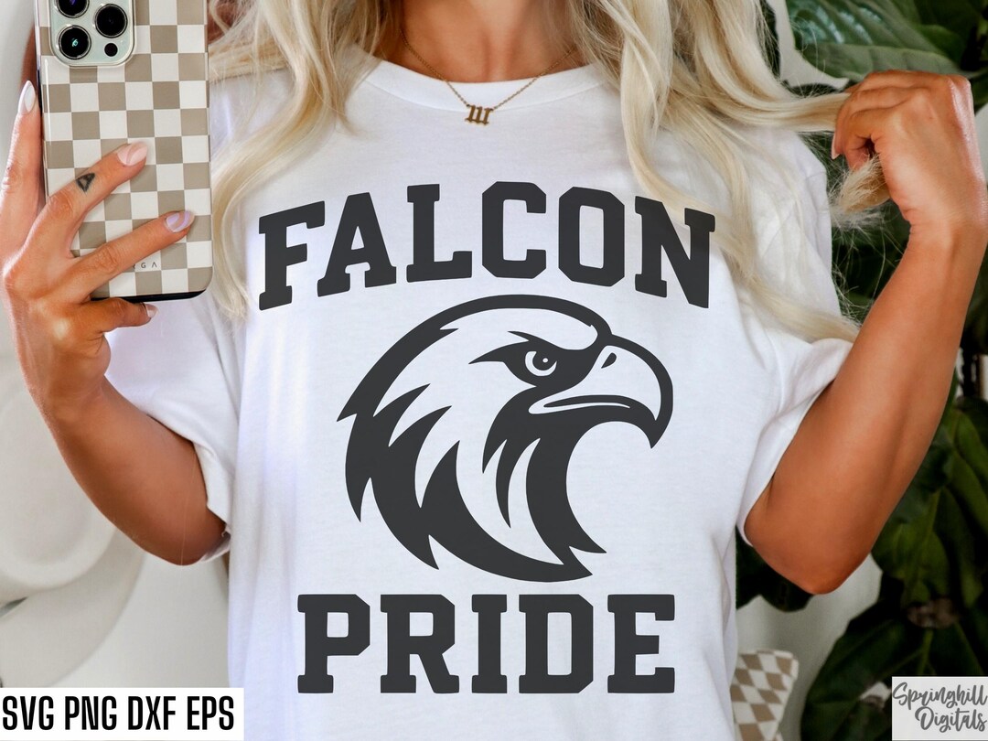 Falcon Pride Svg, Falcon T-shirt Pngs, High School Mascot, Varsity ...