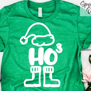 Ho Ho Ho Svgs - Svgs de Navidad - Archivos de corte de Navidad - Svgs de Papá Noel - Svgs de vacaciones - Svgs de Feliz Navidad - Svgs de camisetas navideñas - Alegría