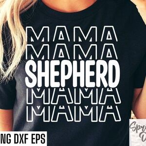 Herder Mama Svgs | Duitse herder Svg | K9-bestanden knippen | Huisdiereigenaar Svgs | Hondenliefhebber tshirt | Politie Hondengeleider Pngs | Herder moeder SVG