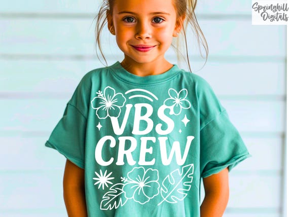Vacation Bible School Crew, VBS Svgs, Bible School Pngs, Church Camp Shirt, Summer 2025 Svg, Worship Cut File, Faith Quote, Kids VBS T-shirt