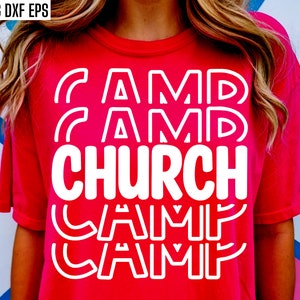 Church Camp Svg | Vacation Bible School Png | Vbs Shirt Cut File | Church Camp Tshirt Design | Svg Files For Cricut | Summer Camp Svg | Kids