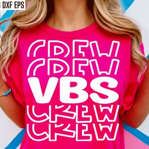 Vbs Crew Svg, Vacation Bible School Pngs, Vbs Shirt Cut Files, Church Camp Tshirt Designs, Summer Camp Svgs, Kids, VBS Staff, VBS 2025 Svgs