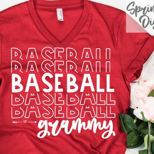 Baseball Grammy Svg / Grandma T-Shirt Svgs / Family Shirt Designs / Sports Cut Files / Grandmother Svg / Grandkids Sports / Mothers Day Svgs